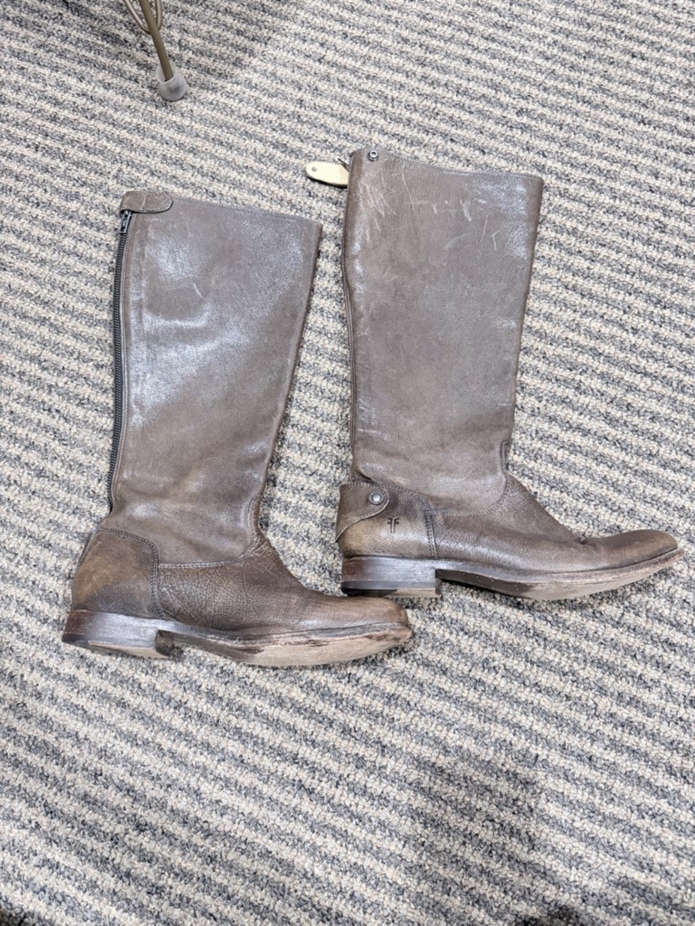 Frye Tall Brown Leather Riding Boots